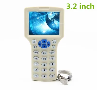 

USB smart NFC copy Reader Writer RFID 125 KHz -13.56 MHz IC/ID Card RFID Copier for uid tag Duplicator English Voice +T5577