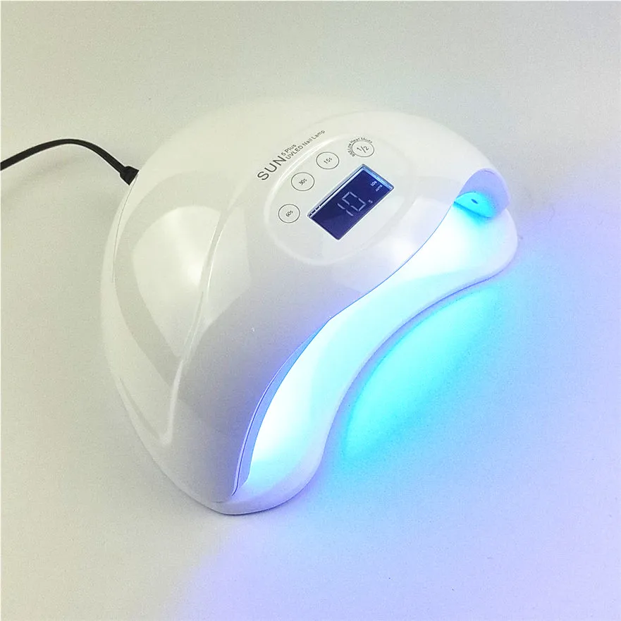 LED Nail Lamp SUN5plus 48W Infrared Sensor UV Lamp Nail Gel Polish