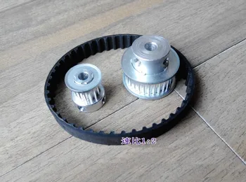 

Timing belt pulleys HTD3M (2:1) 60T 30Teeth Timing Belt Pulleys TransmissionSynchronous belt deceleration