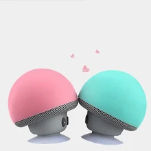 Мультфильм Гриб беспроводной bluetooth динамик водостойкая присоска Мини bluetooth динамик аудио открытый портативный кронштейн