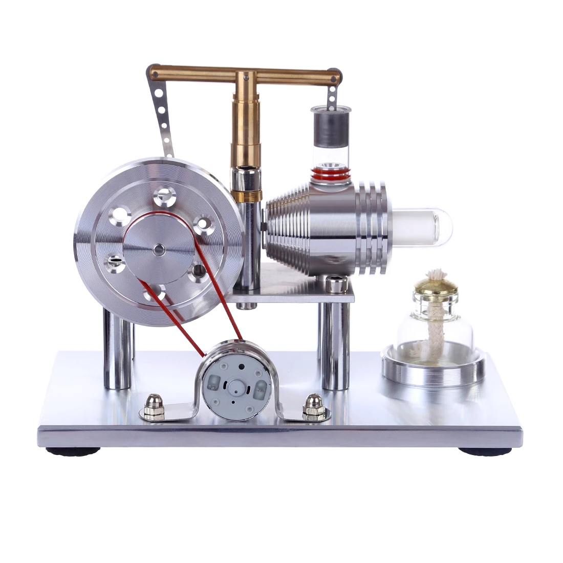

Surwish Balance Stirling Generator Engine Cylinder Generator Education Model DIY Steam STEM Toy