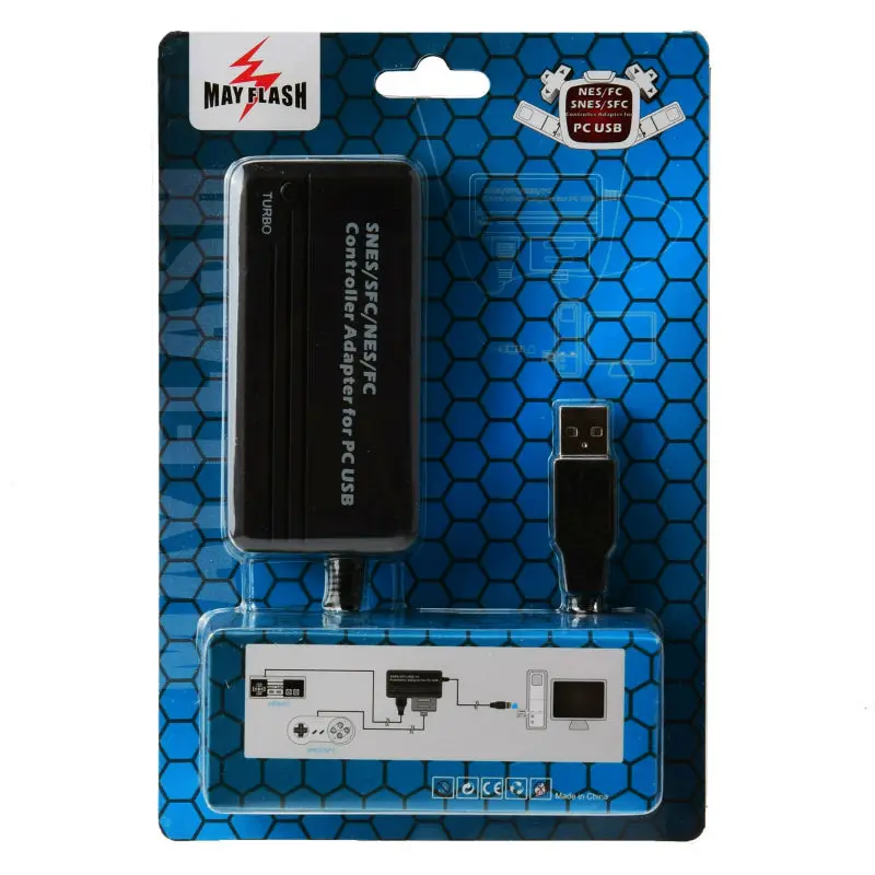 Контроллер MayFlash для nintendo SNES/ NES/ FC джойстик адаптер пк PS3 USB совместимый с Windows|mayflash