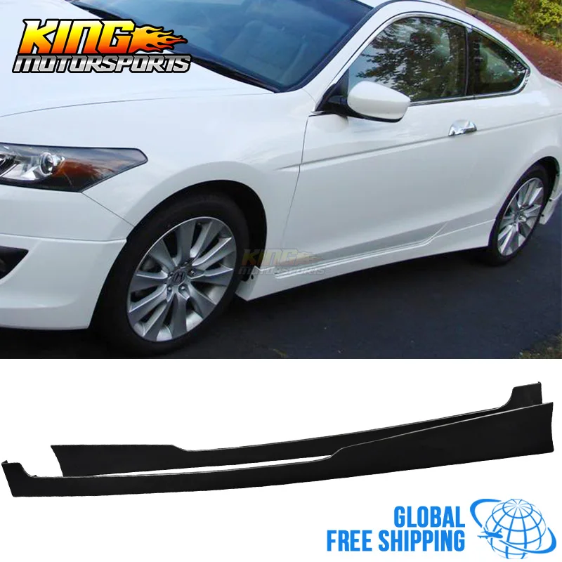Voor Honda Accord 08-10 Coupe PU Urethaan HF-P Stijl Side Rokken Lip Extensions Global Gratis Verzending Wereldwijd Voor Honda Accord 08-10 Coupe PU Urethaan HF-P Stijl Side Rokken Lip Extensions Global Gratis Verzending Wereldwijd