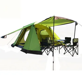 

Outdoor double 3-4 dynamic spring automatic tent waterproof double layer camping tent