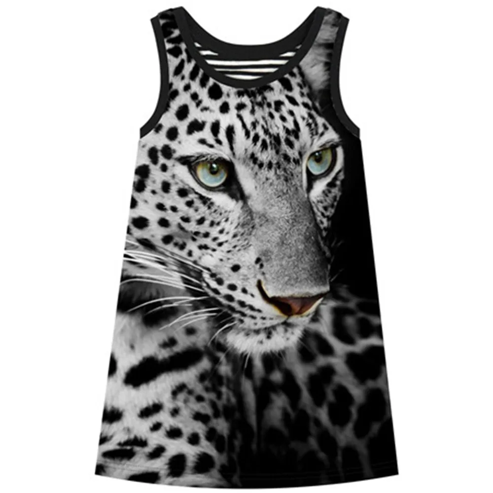 

girls dress new children clothing designer brand for princess party wedding kids clothes panther baby kids dress NEW Summer