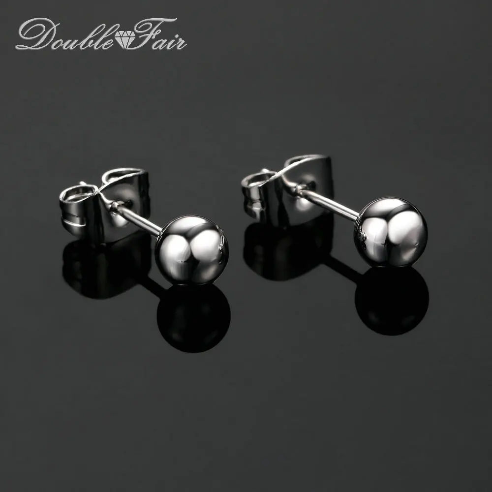Metal Ball Stud Earrings - Image 6