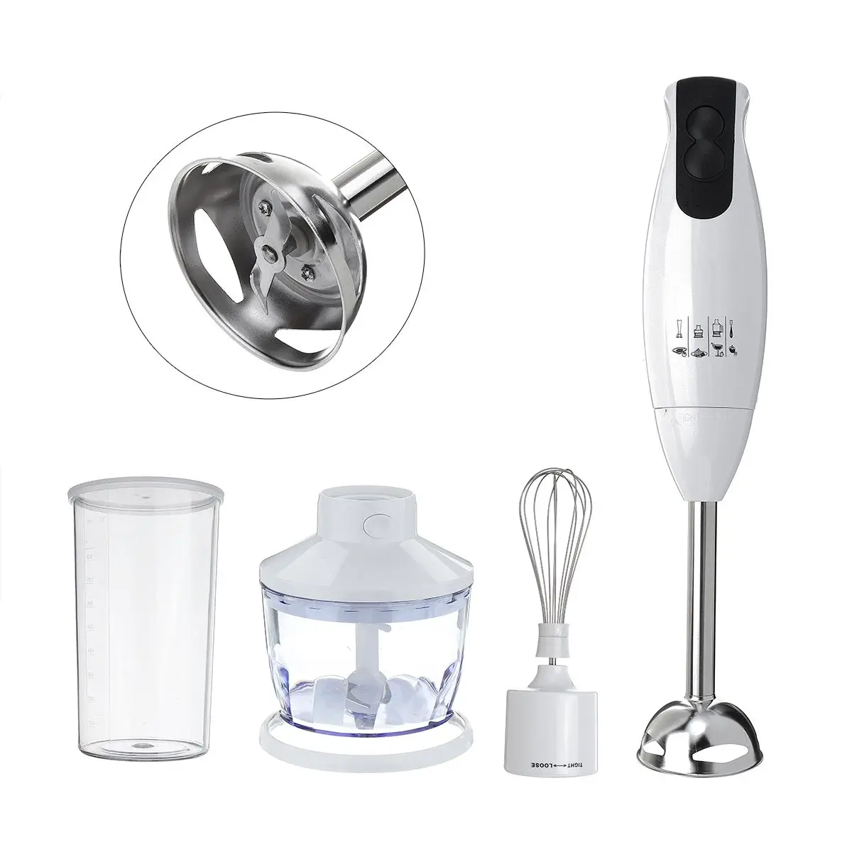 

Eu Plug 220V 450w Multi-function Household Cooking Stick baby Food Supplement Machine Handheld Electric