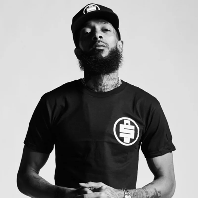 2019 Новая мужская одежда футболки Nipsey Hussle летние крутые в стиле хип-хоп с коротким