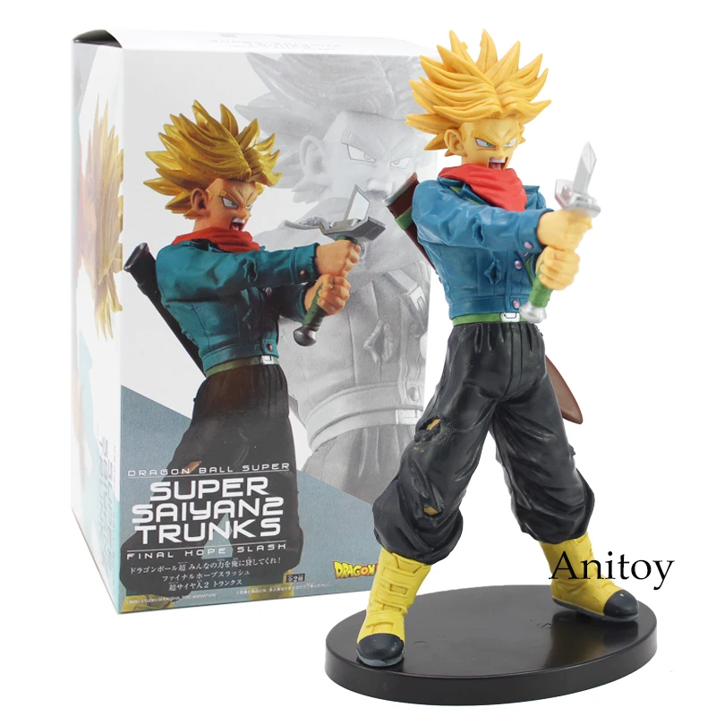 

Dragon Ball SUPER Super Saiyan 2 Trunks Final Hope Slash Dragon-Ball PVC Figure Collectible Model Toy 21cm