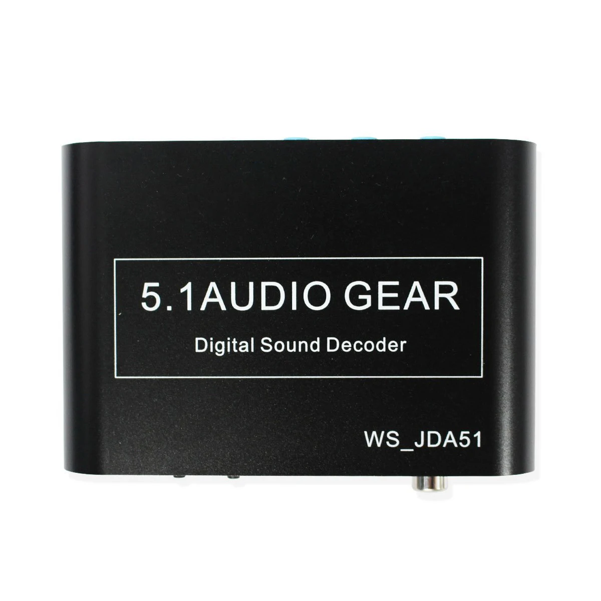  TOP 5.1 Decoder Audio Digitale AC3 Ottico per Stereo Surround Analogico HD 2 SPDIF Porte HD Audio R