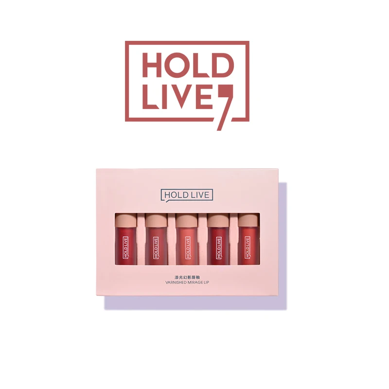 5pcs/set moisturizing lip gloss by Hold live sexy red nude brown silky lip tint makeup set waterproof liquid lipstick BN157 5pcs/set moisturizing lip gloss by Hold live sexy red nude brown silky lip tint makeup set waterproof liquid lipstick BN157