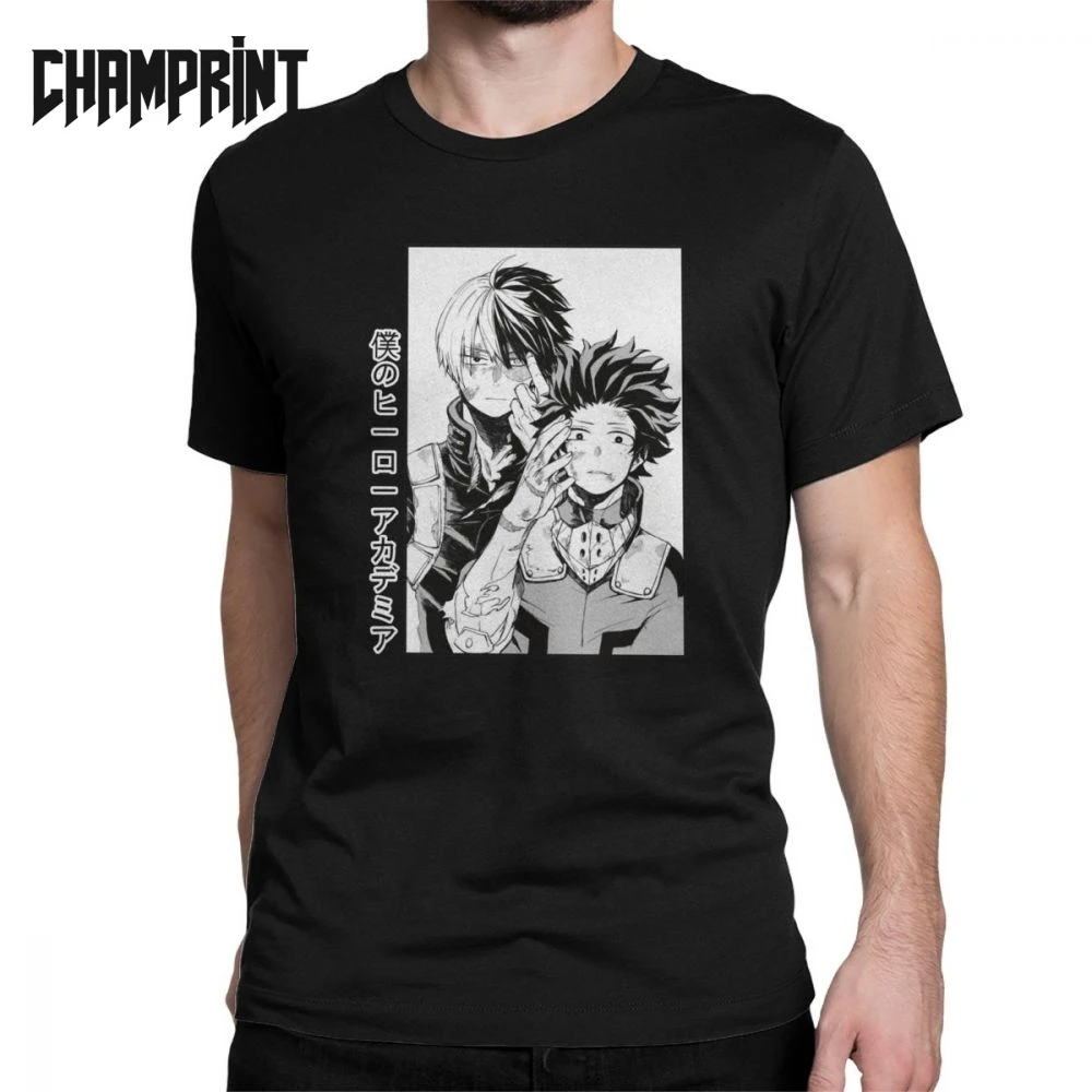 

Tokyo Ghoul Shoto Midoriya My Hero Academia T Shirts for Male T-Shirts Boku No Hero Academia Tee Shirt Short Sleeve Plus Size