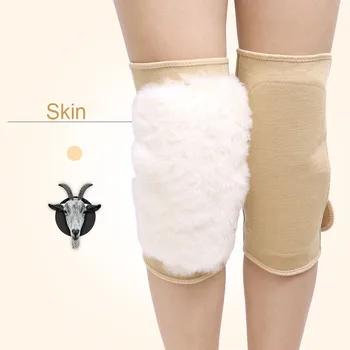 

1 Pair Winter Warm Knee Protector Wool Knee Pad Adjustable Relief Prevent Arthritis Knee Guard Sports Knee Support