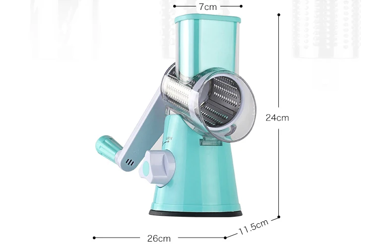 Manual Manual Rotary Vegetable Slicer Slicer Kitchen Roller Tool For Round  Graters, Potato, Carrot, And Cheese Shredding From Cleanfoot_elitestore,  $14.66