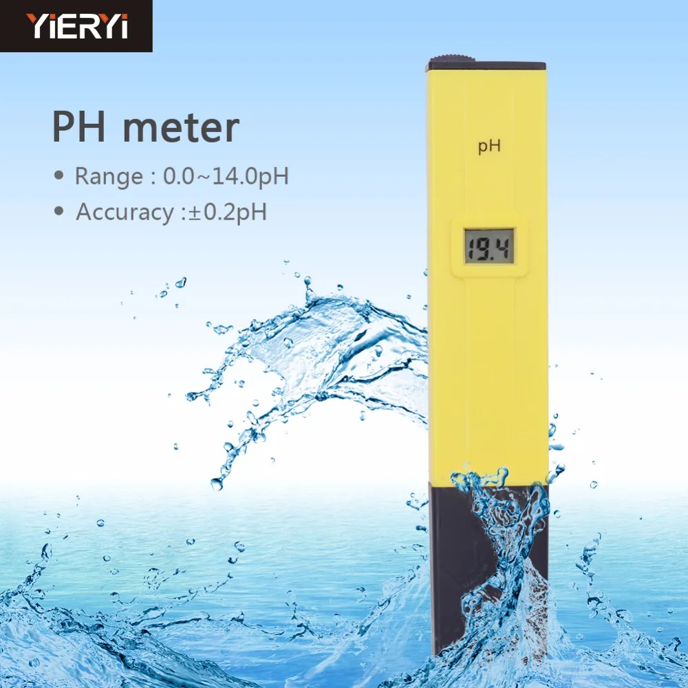 Yieryi цифровой TDS измеритель pH Измеритель EC карманный Ручка аквариумный фильтр Качество воды тестер чистоты pH значение в пиве