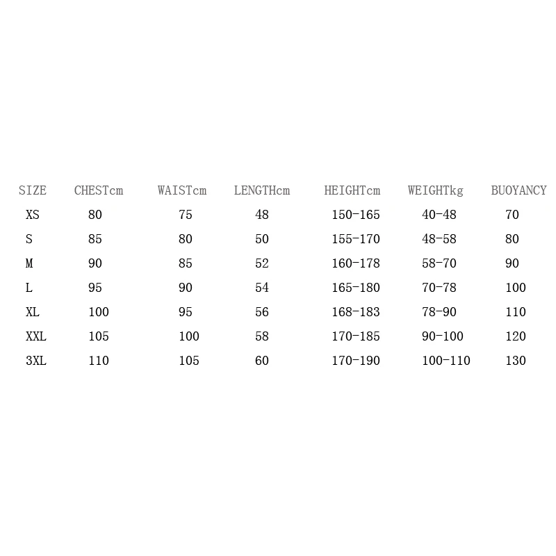 الكبار الحياة سترة النيوبرين العائمة سترة السباحة سترة نجاة تصفح سترات المياه المنقذ نفخ المياه على الماء السباحة العوامات