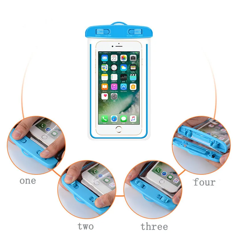 

Universal Cover Waterproof Phone Case For iPhone X 8 Coque Pouch Waterproof Bag Case For Samsung Galaxy S10 Swim Waterproof Case