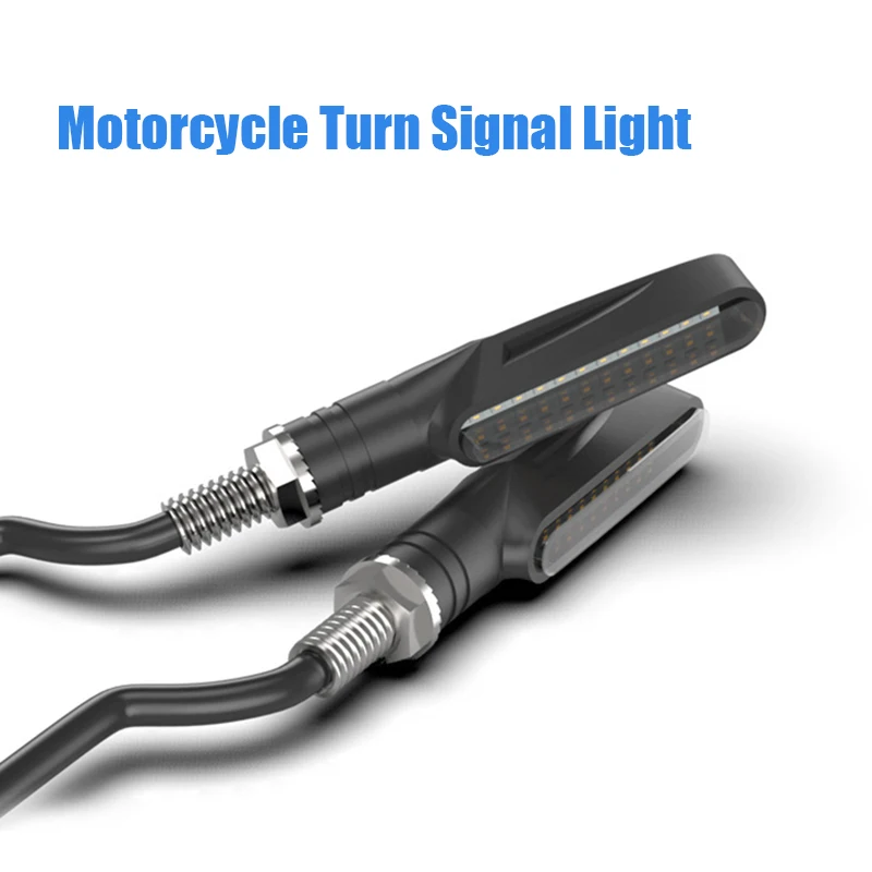 4 шт. светодиодный сигнал поворота мотоцикла лампа с желтым светом индикаторы последовательные сигнальные огни, мигалки гибкий плавный свет