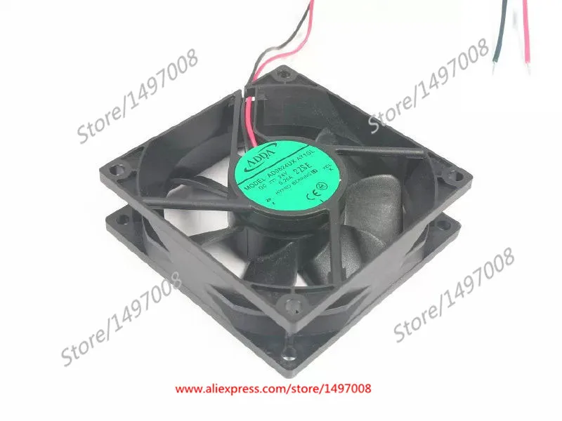 

ADDA AD0824UX-A71GL DC 24V 0.26A 80x80x25mm Server Cooler Fan