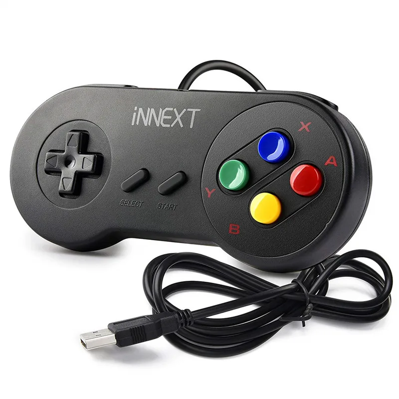 1pc USB геймпад игровой контроллер игровой джойстик контроллер для ретро SNES игровой коврик для Windows PC MAC компьютер - Цвет: 1pc