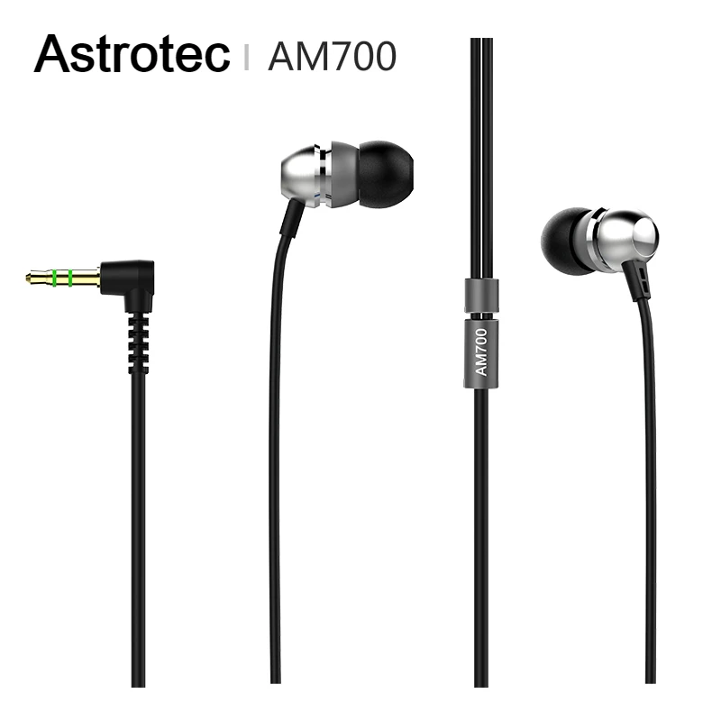 Astrotec AM700 динамические стереонаушники Hi Fi наушники вкладыши 3 5 мм гарнитура для