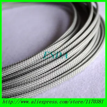 

4mm 10 Meters/Lot Braided PET Expandable Auto Wire Cable Gland Sleeves Sleeving High Density Sheathing