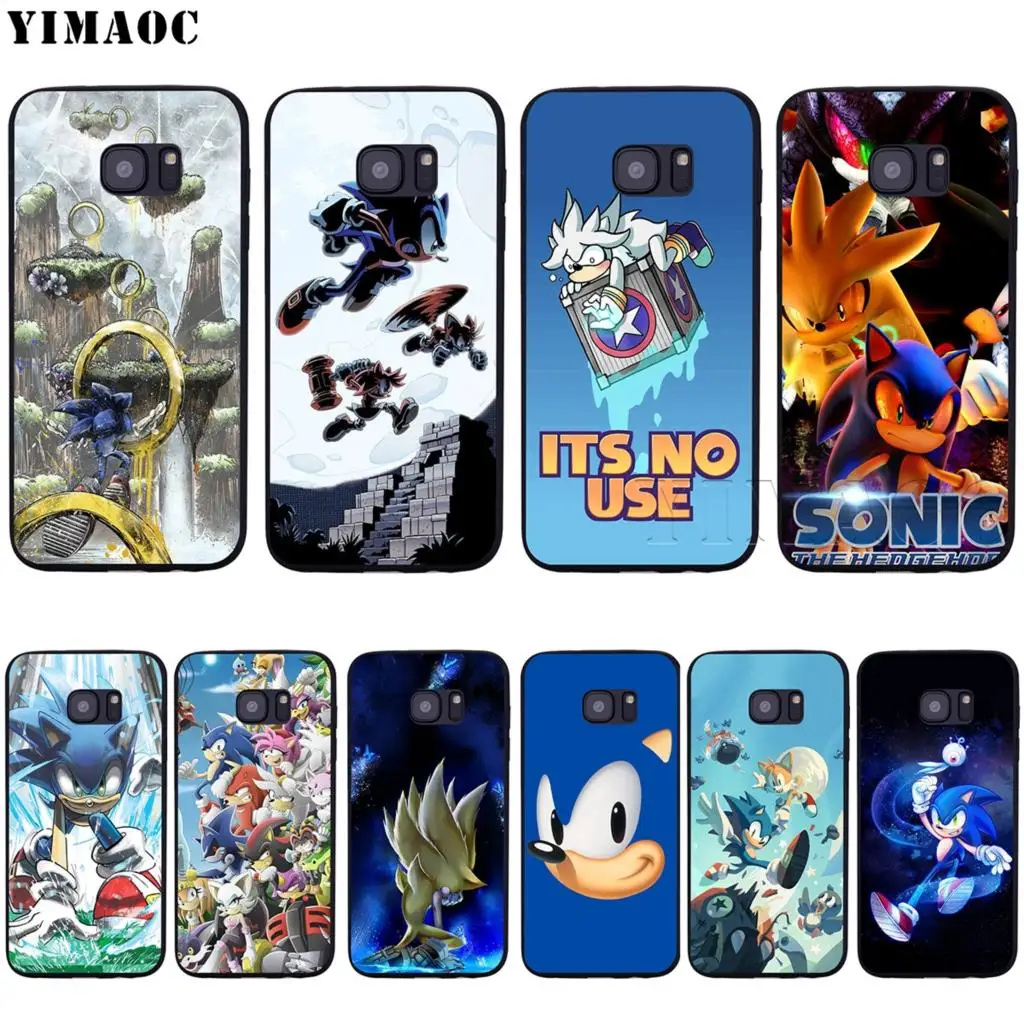 

YIMAOC Sonic the Hedgehog Case for Samsung Galaxy A7 A8 A9 A10 A20 A30 A40 A50 A70 M10 M20 M30 S10 S10e J6 Plus