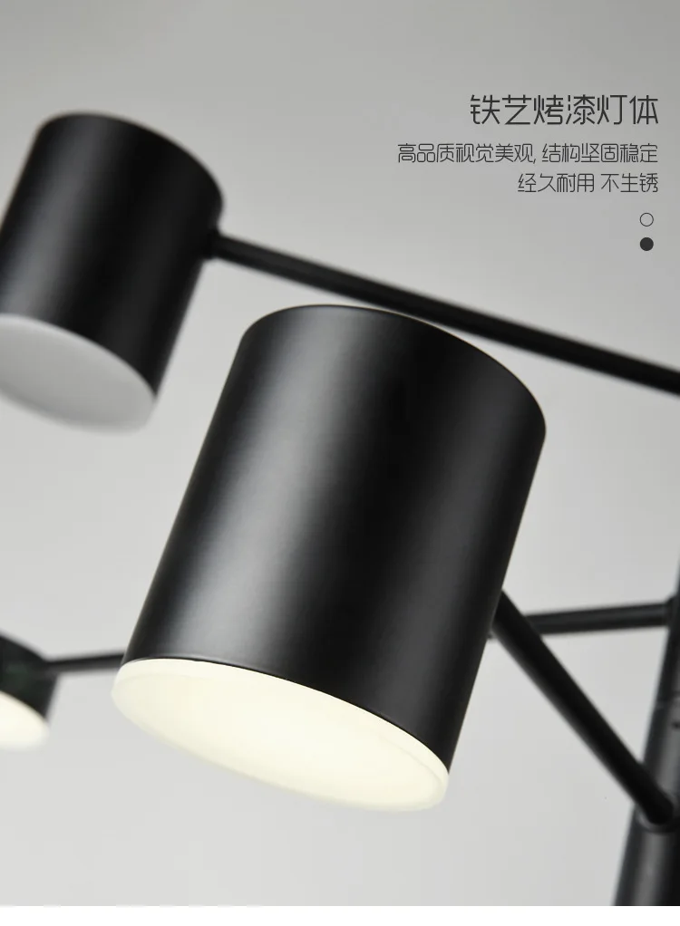 Simple modern living room chandelier atmosphere home restaurant personality Nordic bedroom lighting creative home led chandelier