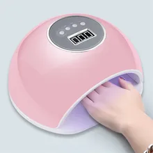 72 Вт светодио дный светодиодная УФ-лампа 33 светодио дный LED s Сушилка для ногтей для маникюра быстрая полировка все Гель-лак солнце световая ледяная лампа с инфракрасным зондированием ногтей сушилка