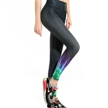 Женские Эластичные Обтягивающие штаны с принтом Firelame Galaxy тренировочные брюки для йоги бега занятий спортом леггинсы для фитнеса дропшиппинг