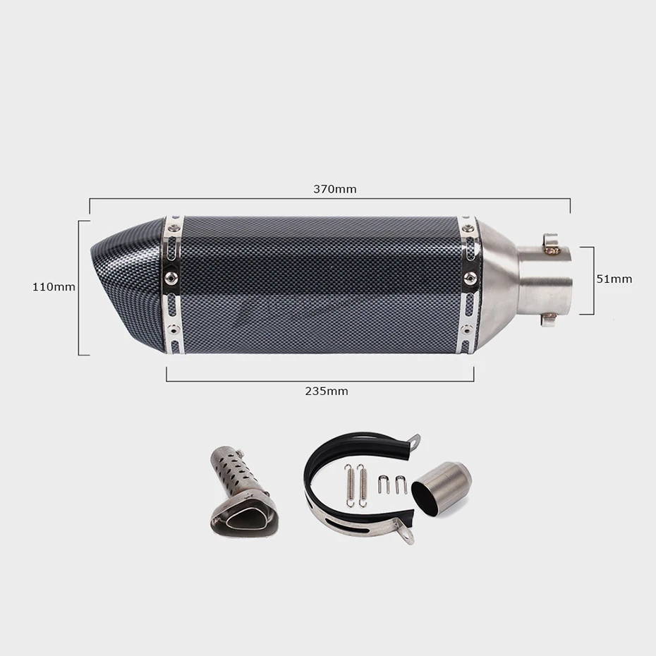 Выхлопная система GT глушитель средней трубы без шнуровки для Kawasaki Ninja 300 250R Z300 250