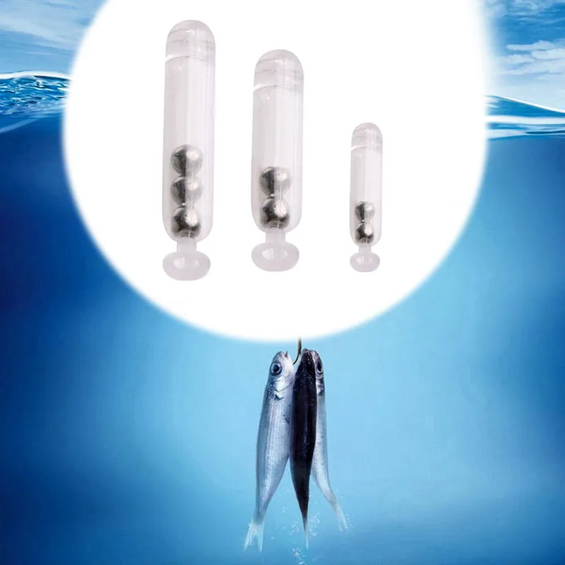 

10pcs Worm Jig Fishing tools Rattles Insert Tube Rattles Shake Attract Fly
