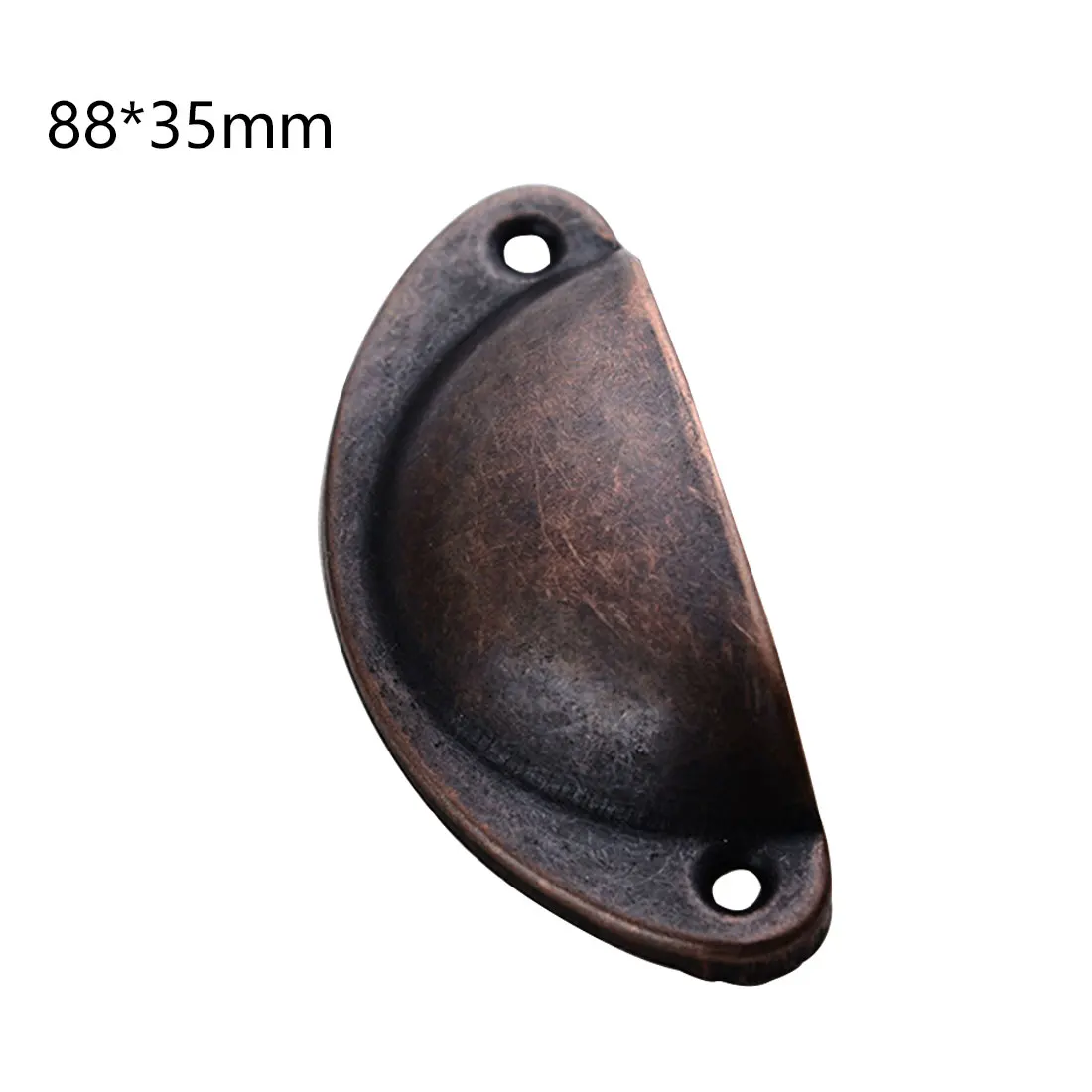10 Pcs/set Vintage Cabinet Knobs and Handles Cupboard Door Cabinet Drawer Furniture Hardware Antique Brass Shell Pull Handles