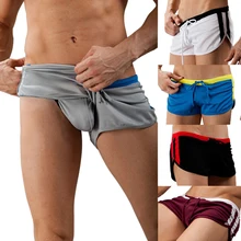 Мужские шорты для плавания, сексуальные модные шорты для плавания, мужская пляжная одежда, Шорты для плавания, брендовая одежда