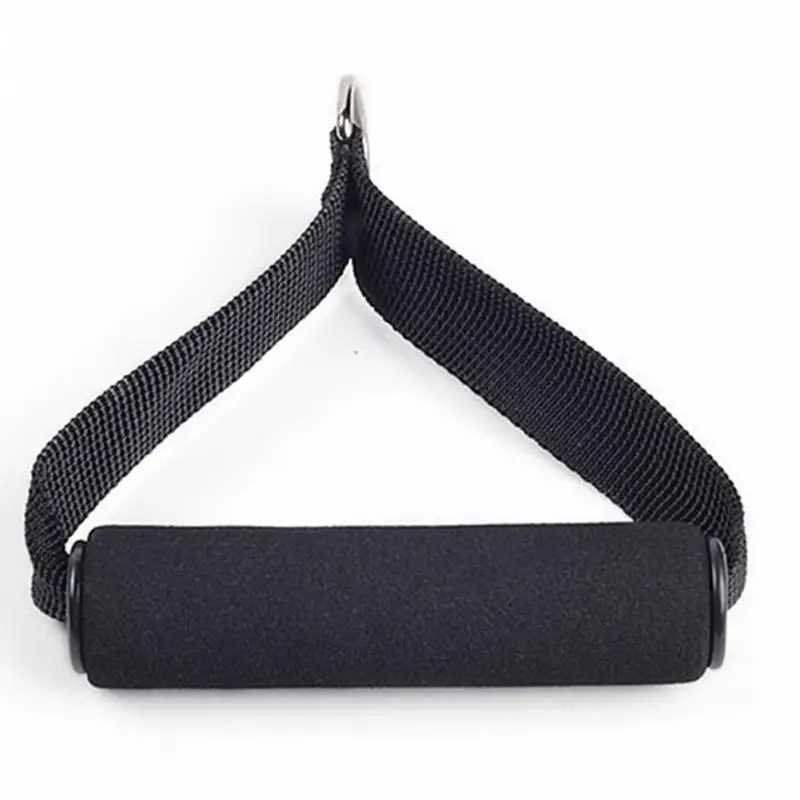

1Pcs Gym Pull Rope Cable Bar Elastic String Foam Handle Fitness Equipment Rubber Tensile Pull Rope Fitness Resistance Bands