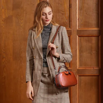 

YOJESSY NEW Genuine Leather Bag Ladies Handbag Women Shoulder Bag Women Messenger Bag Female Crossbody Bag Tote Tablets Big