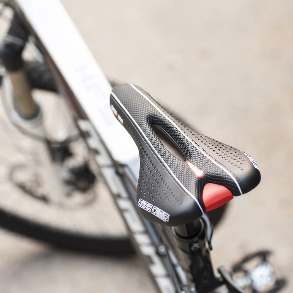 Cycling Bicycle Saddle Road Bike MTB Bike PU Leather Hollow Saddle Seat Cushion