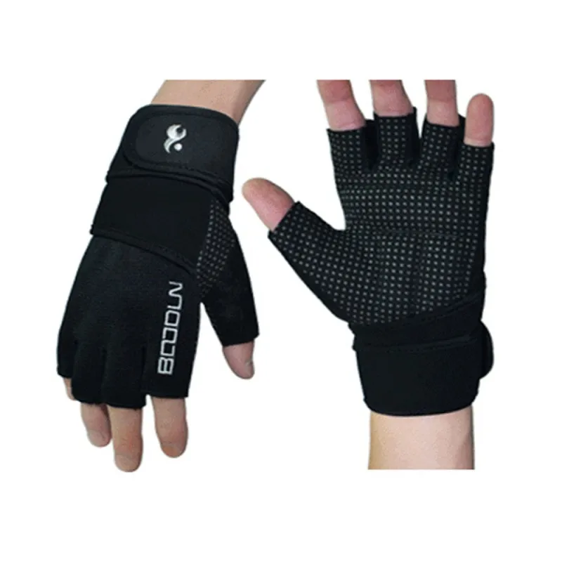 Wrist Wrap Training Crossfit Gloves Gym Fitness Exercise Body Building Dumbbell Gloves Weight Lifting Half Finger Gloves