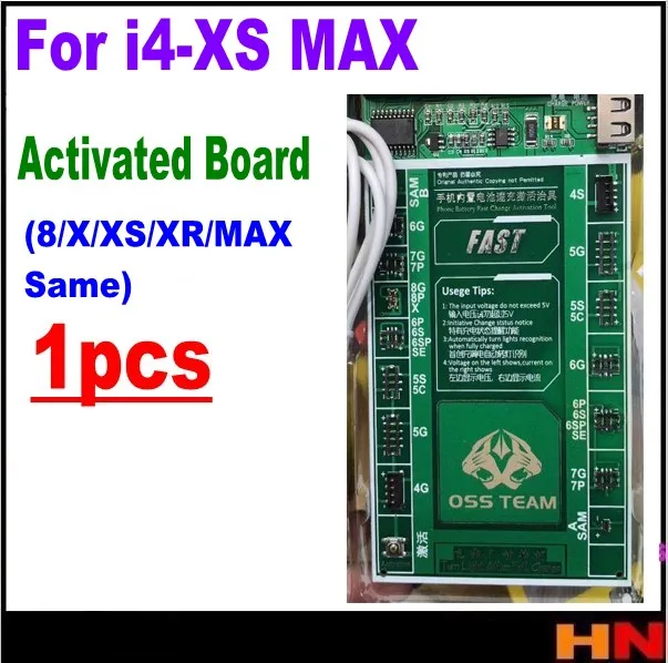

W208A+ Smartphone Battery Fast Charging and Activated Board 2 in 1 Test Cable For iPhone XS XR MAX X 8 7 6 6s Plus 5 5s 5c 4 4s