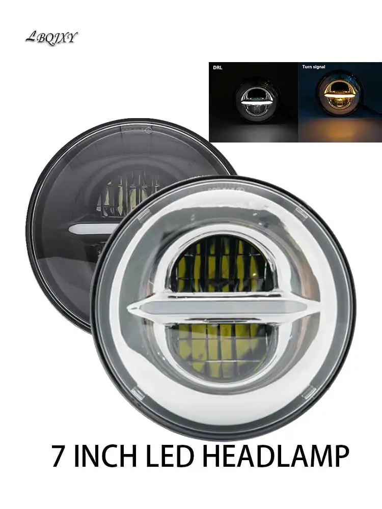7 дюймов led 45 Вт фара локомотив Модифицированная круглая Рабочая лампа