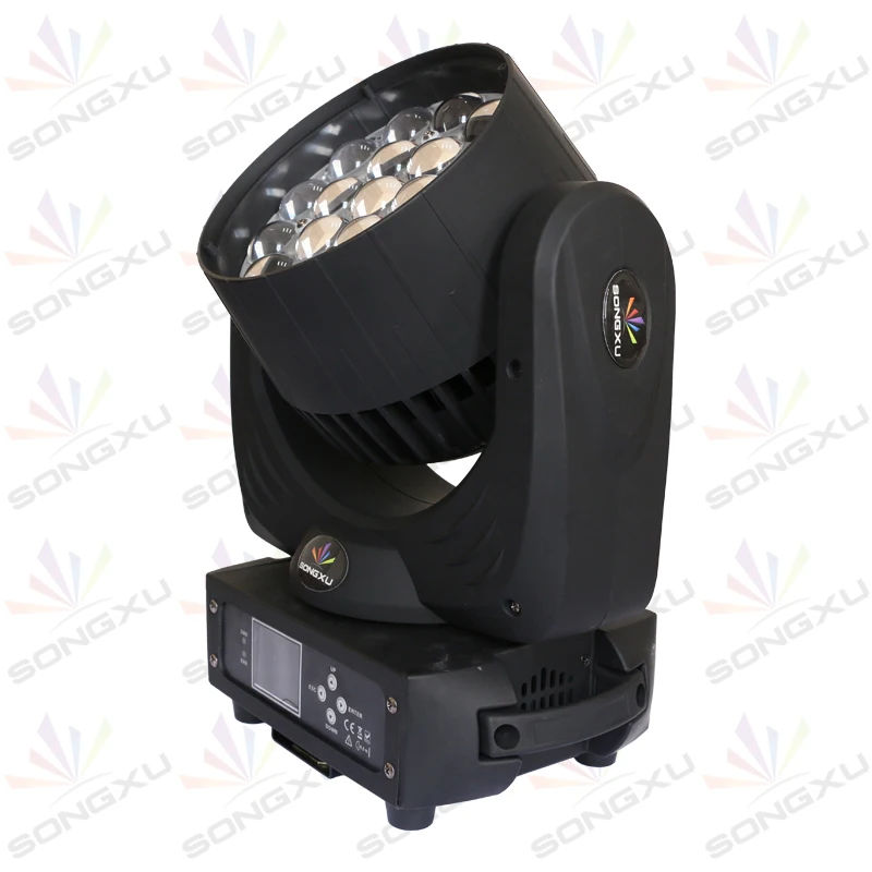 SONGXU 2в1 F светильник чехол посылка 19x15 Вт RGBW Wash Zoom Moving Head светильник светодиодный Moving Head шайба сценический светильник/SX-MH1915A