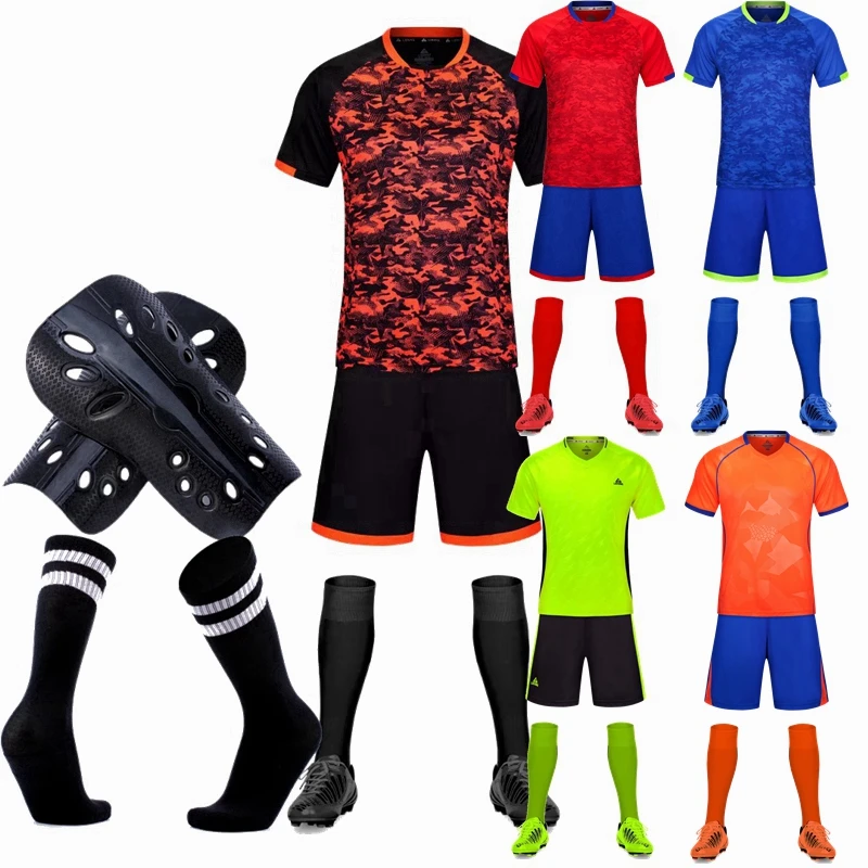 2019 new kids Adult soccer Jerseys Soccer Sets Football Uniforms Soccer Tracksuit Team sports with socks+Shin guards 2019 new kids Adult soccer Jerseys Soccer Sets Football Uniforms Soccer Tracksuit Team sports with socks+Shin guards