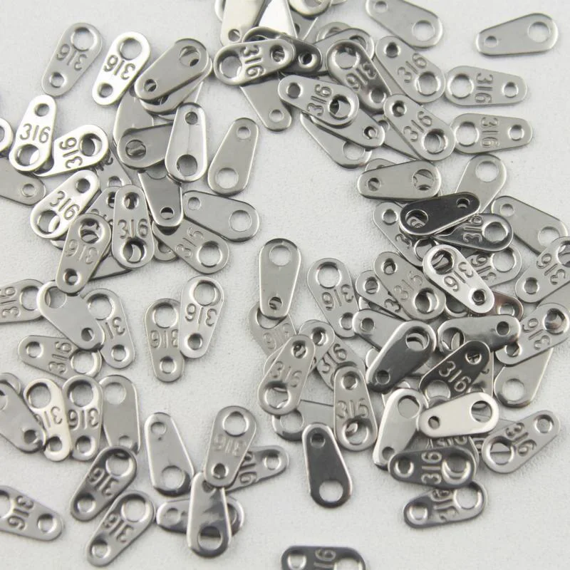 singlesided316stainlesssteeltabnecklacetagslabelsbracelet