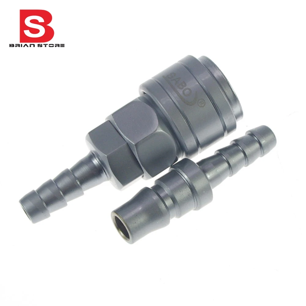 

Hose Air Compressor Quick Coupler Connector Steel Self-Locking