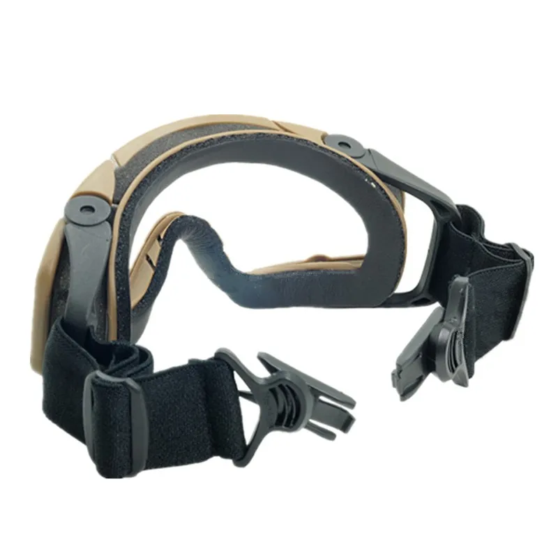 Тактические лыжные очки SI-Баллистические Очки для шлема Черный DE розовый