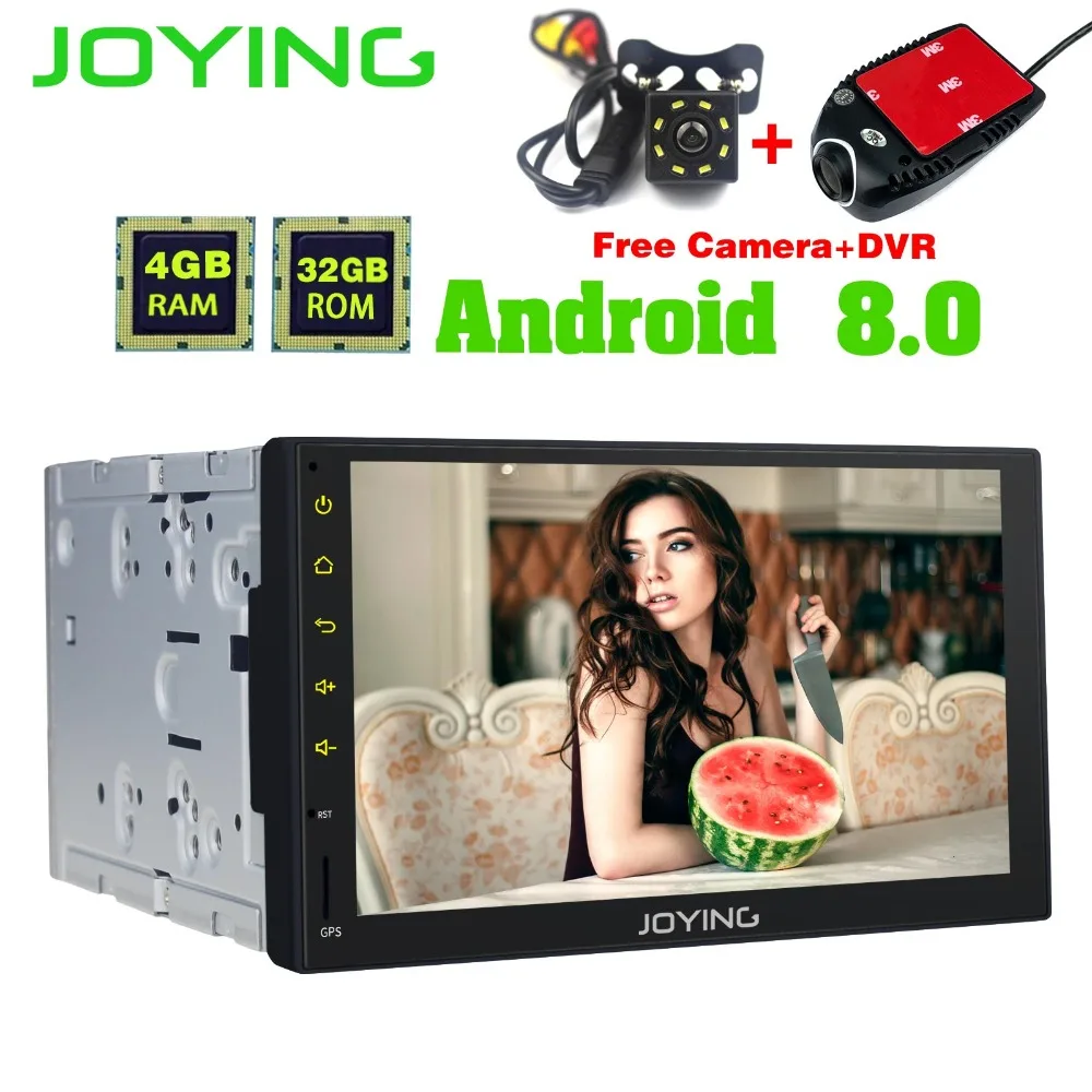 

7" Double Din GPS Universal Head Unit Android Car Radio Audio Stereo Tape Recorder Support Steering Wheel OBD Multimedia Player