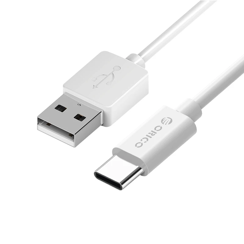 ORICO 2A USB кабель синхронизации данных Реверсивный type-c зарядный кабель для samsung Xiaomi huawei Andriod мобильных телефонов зарядный шнур - Цвет: Белый