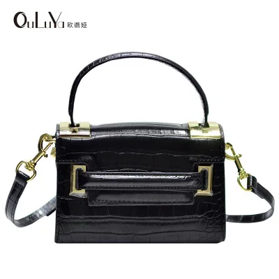 

Women's tide autumn and winter fairy crocodile pattern handbag hand plug shoulder Messenger bag small bag