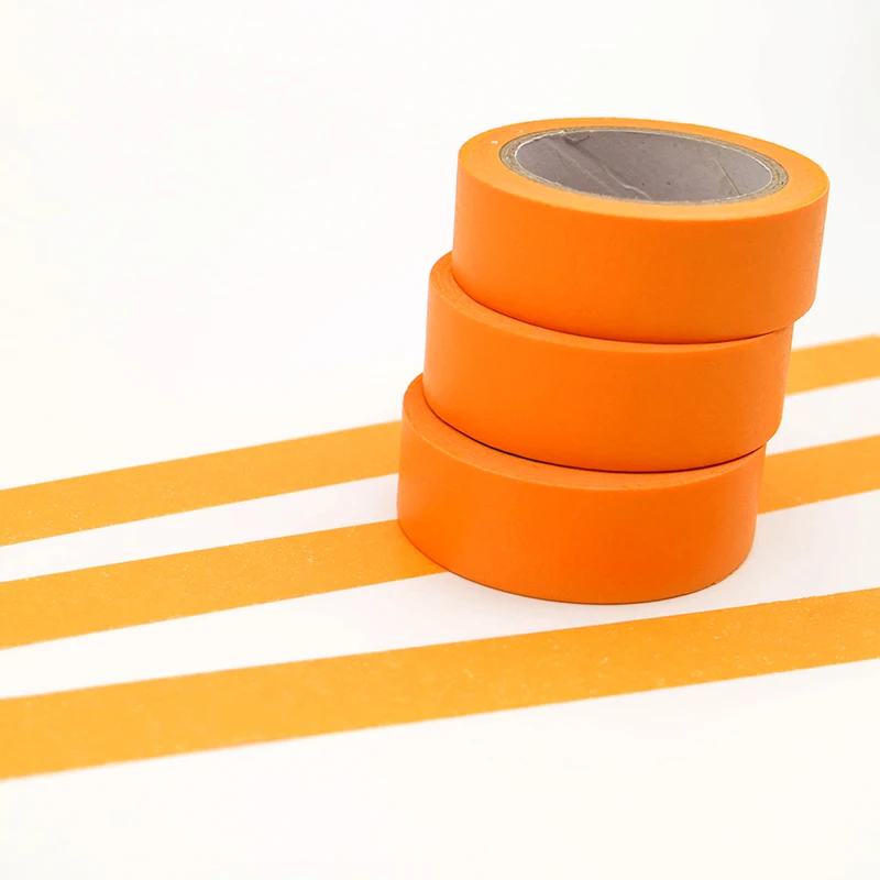 10 м* 15 мм освежающие кавайные конфеты оранжевого цвета васи лента шаблон маскирующая лента декоративная Скрапбукинг DIY офисная клейкая лента