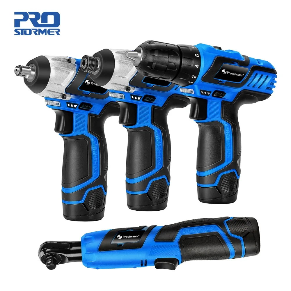 PROSTORMER 12V Series Cordless Power Tools Household DIY Electric Drill Screwdriver Wrench Ratchet Wrench Professional Tools PROSTORMER 12V Series Cordless Power Tools Household DIY Electric Drill Screwdriver Wrench Ratchet Wrench Professional Tools